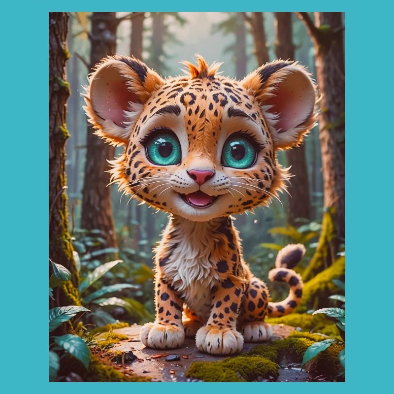 super cute african animals– Leopard