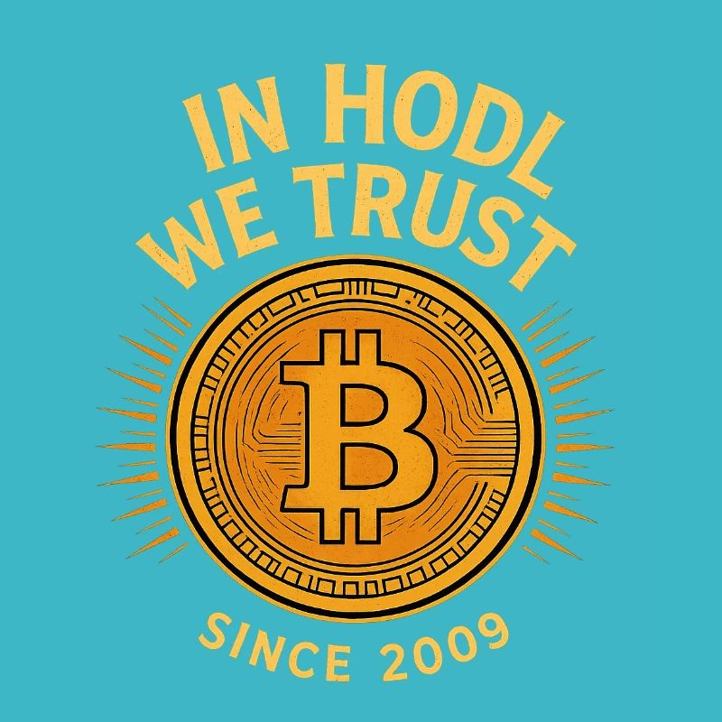 Bitcoin Trust Emblem Design