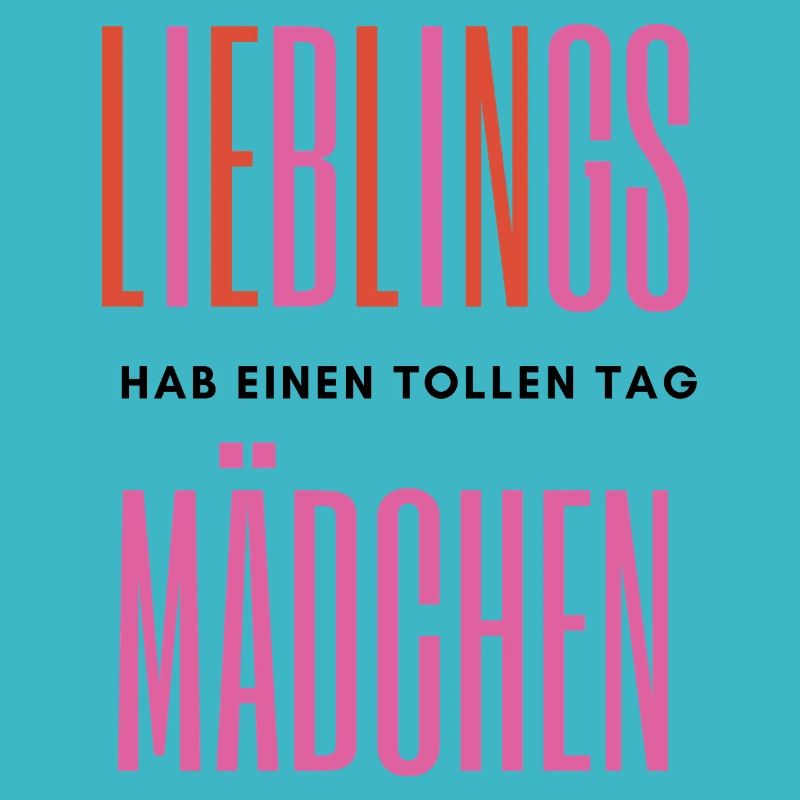 Lieblingsmädchen – Romantisches Typografie