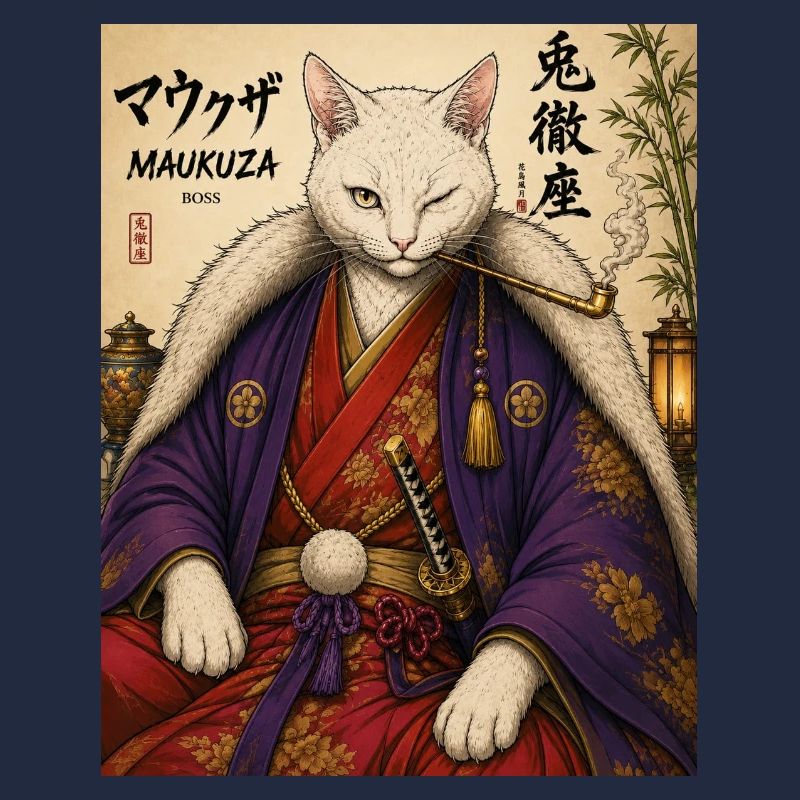 Maukuza Samurai Katze