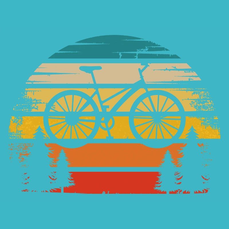 Soleil rétro et vélo -