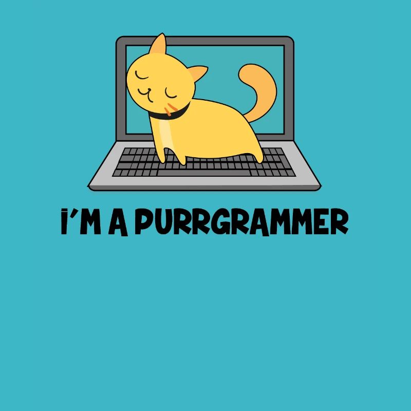Cadeau de Nerd d'ordinateur de programmeur de chat de chat