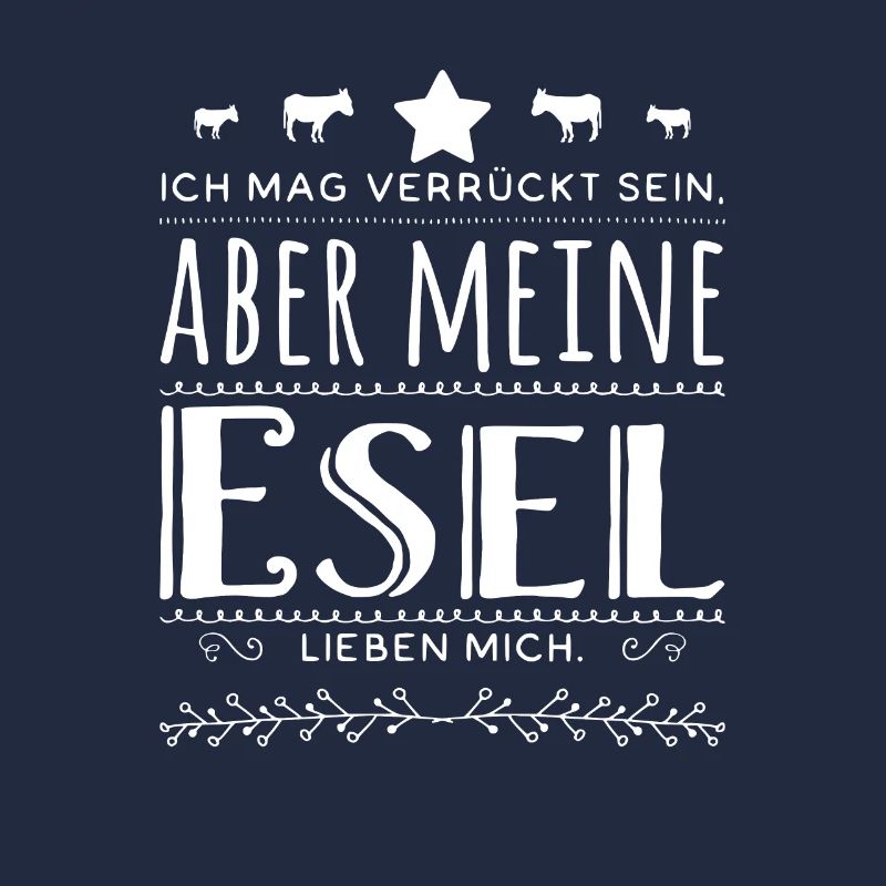 Witziger Spruch Esel Maultier Muli Geschenk