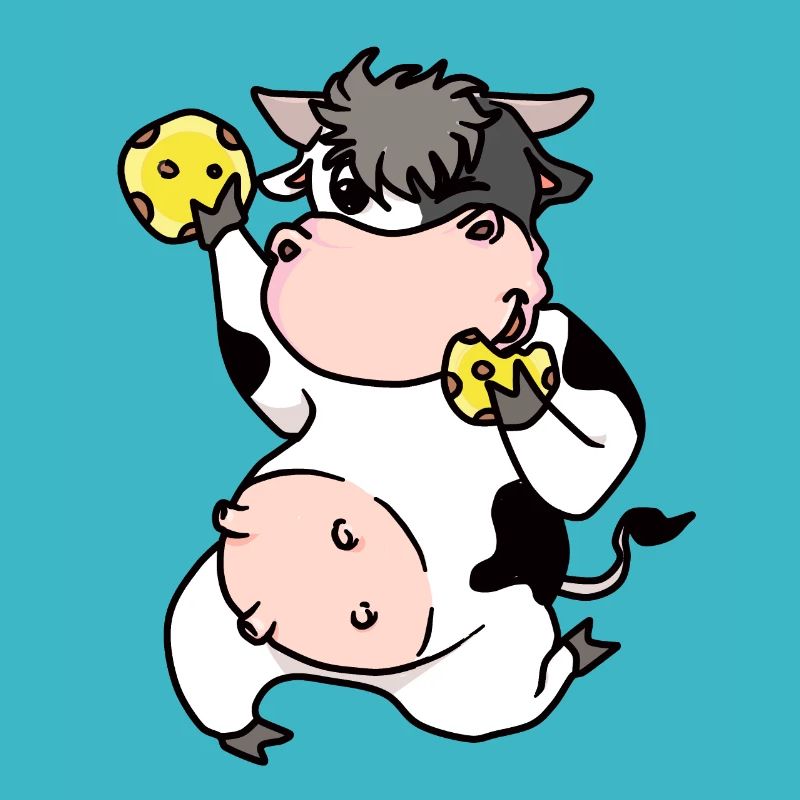 Drôle de biscuits de bonbons de vache grignotage