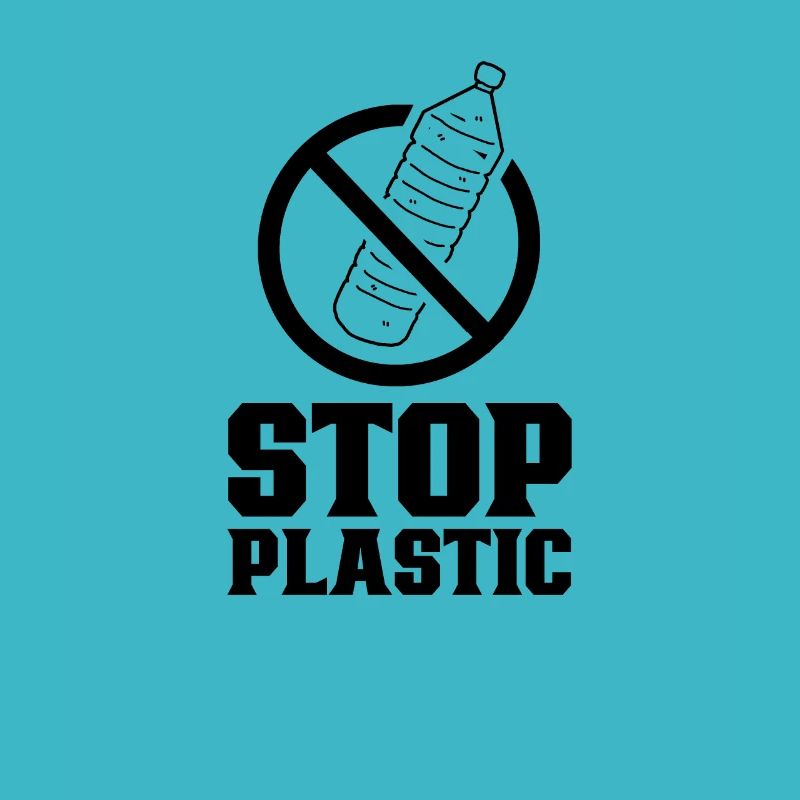 Stop plastic plastic waste plastic pollution