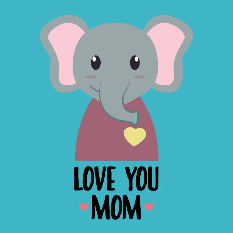 Hab dich lieb Mama - Elefant