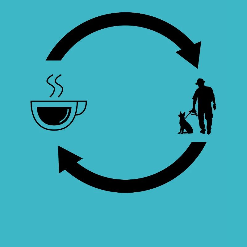 Coffee load arrows and dog 1 -