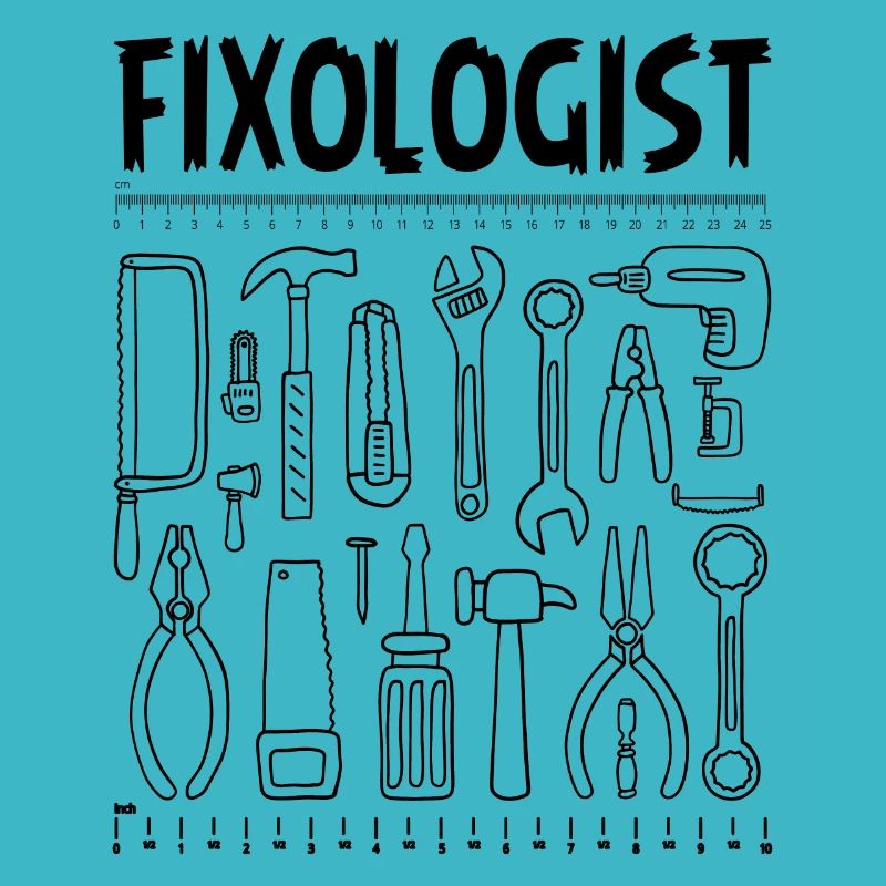 Fixologue Bricoleur Outils Menuisier Charpentier BRICOLAGE