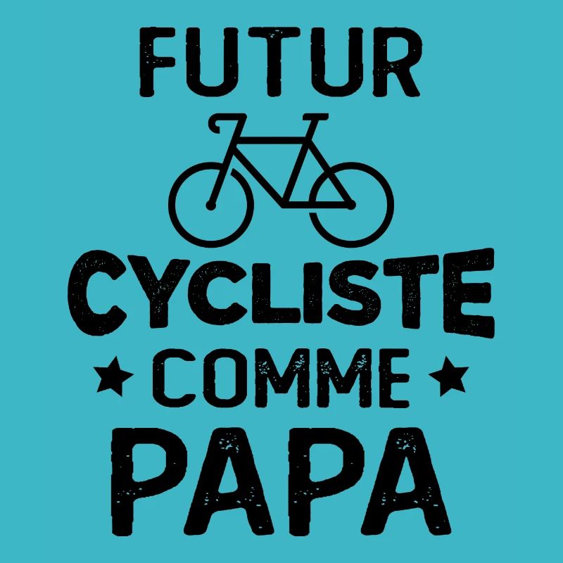 Futur cycliste comme papa