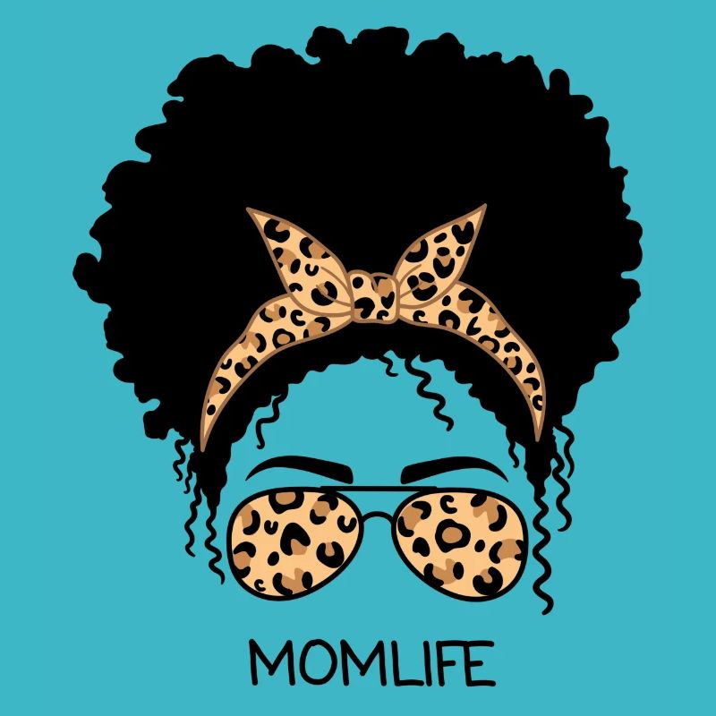 Afro Mama Leben Leopard