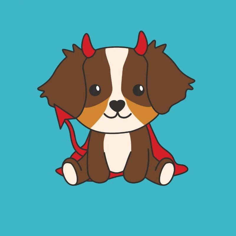 Australian Shepherd Happy Halloween Devil Costume