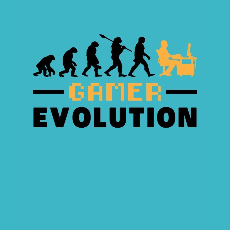 Gamer Evolution Vintage Geschenk