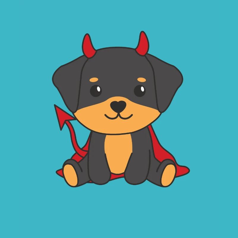 Déguisement de Rottweiler Happy Halloween Devil
