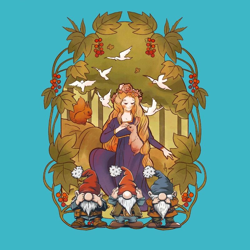 Waldbewohner Märchenfigur Kinder Märchen Zwerge