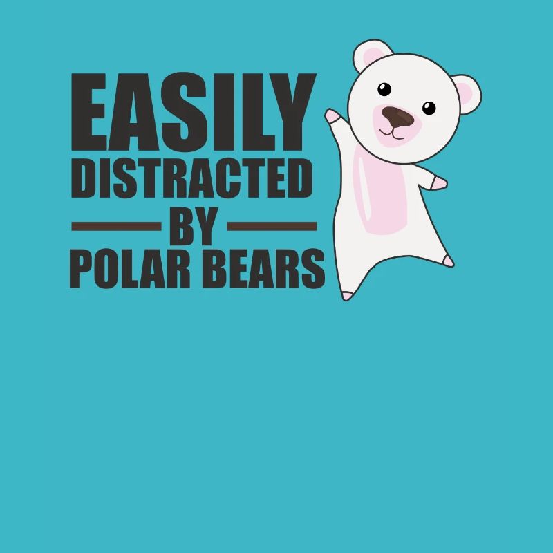 Easily distracted by polar bears - cute polar bear