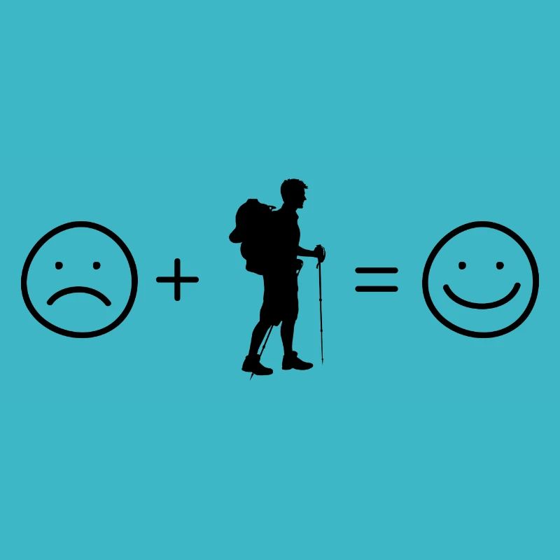 Smile Face and Hiking -