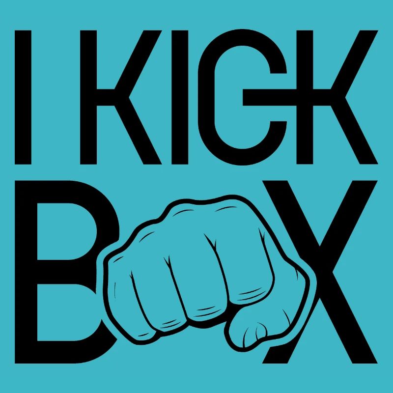 Ich Kickboxe Kickboxer Kickboxen Kickboxing