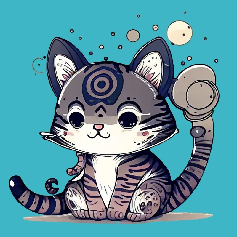 Super süßes Katzen Design.