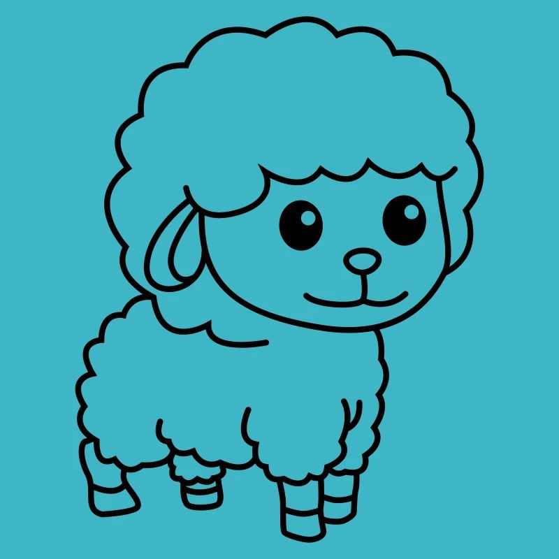 Mouton Comic Animal