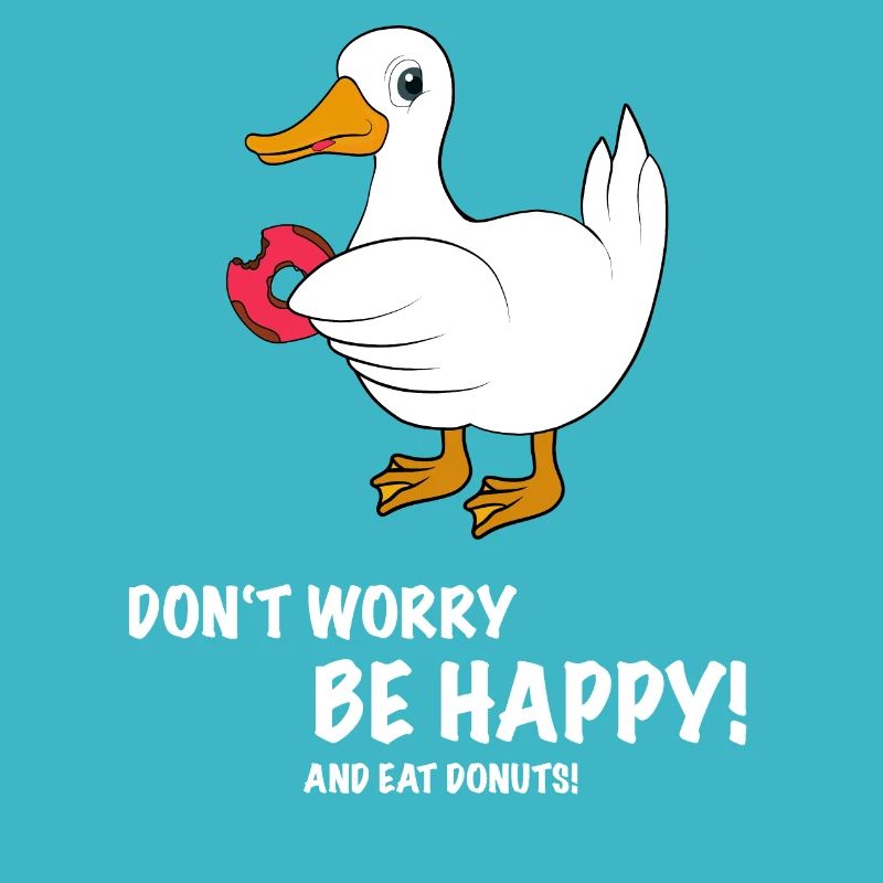 Ente mit Donut