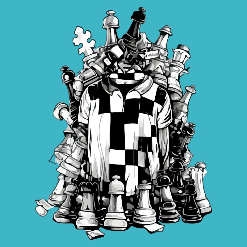 Maillot du jeu d'échecs