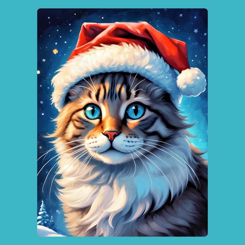 Winterlandschaft Katze 3.3