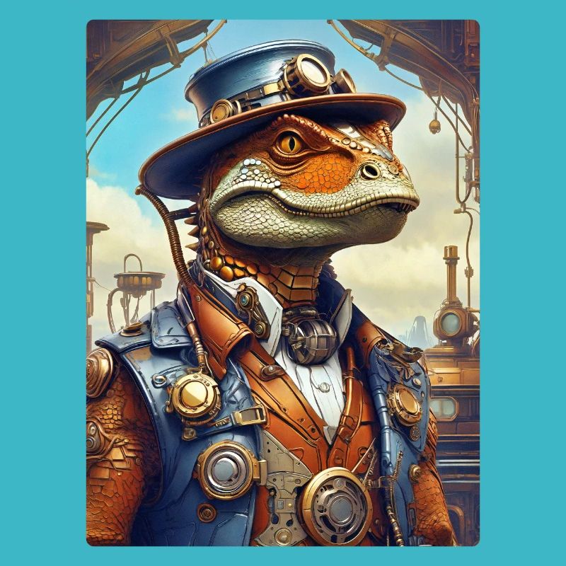 Steampunk Dino 1.8