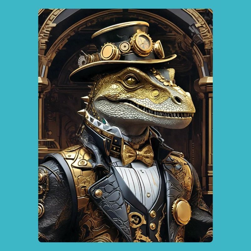 Steampunk Dino 1.4