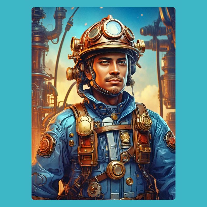 Steampunk Firefighter Man 1.5