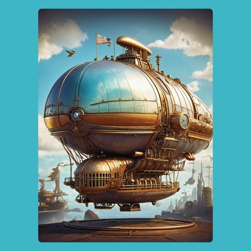Dirigeable Steampunk 1.4