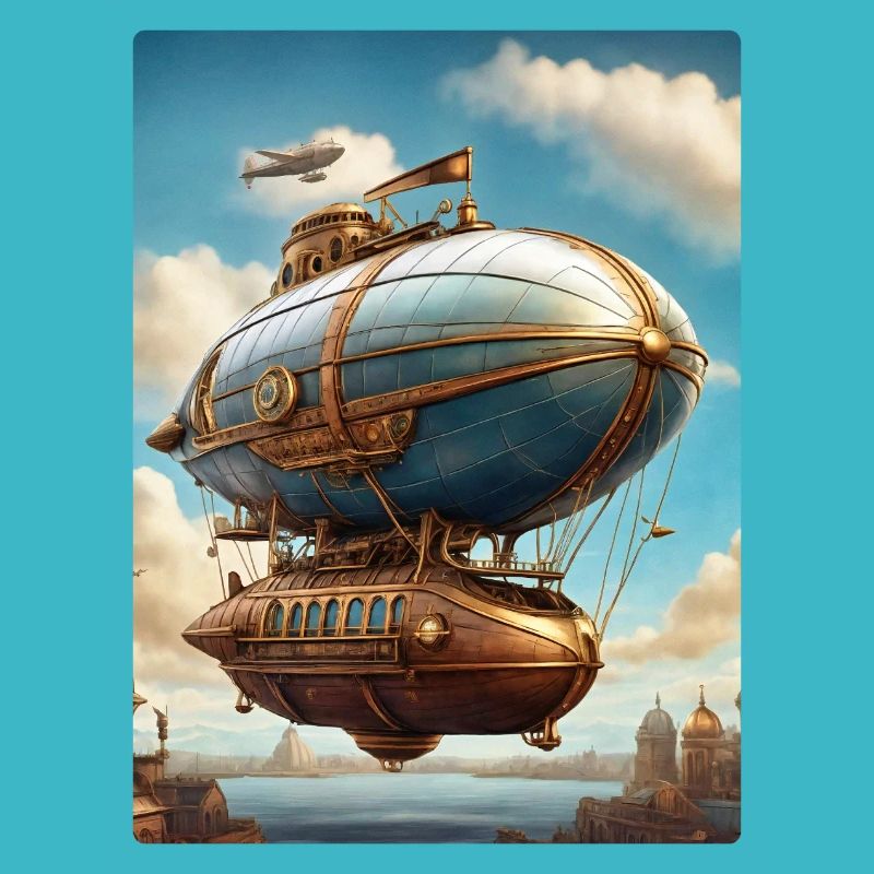 Dirigeable Steampunk 1.10