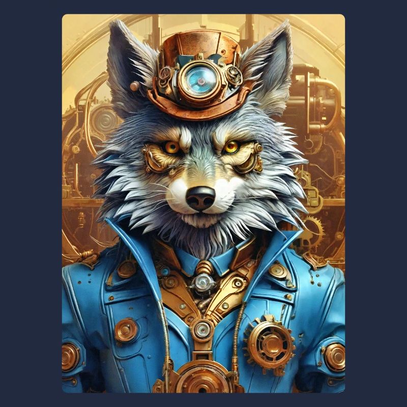 Steampunk Wolf 1.8
