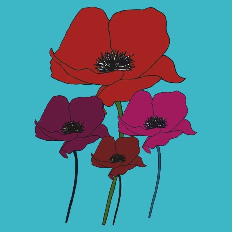 Bouquet de coquelicots