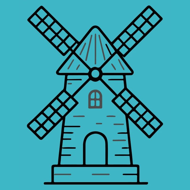 Icône du moulin à vent