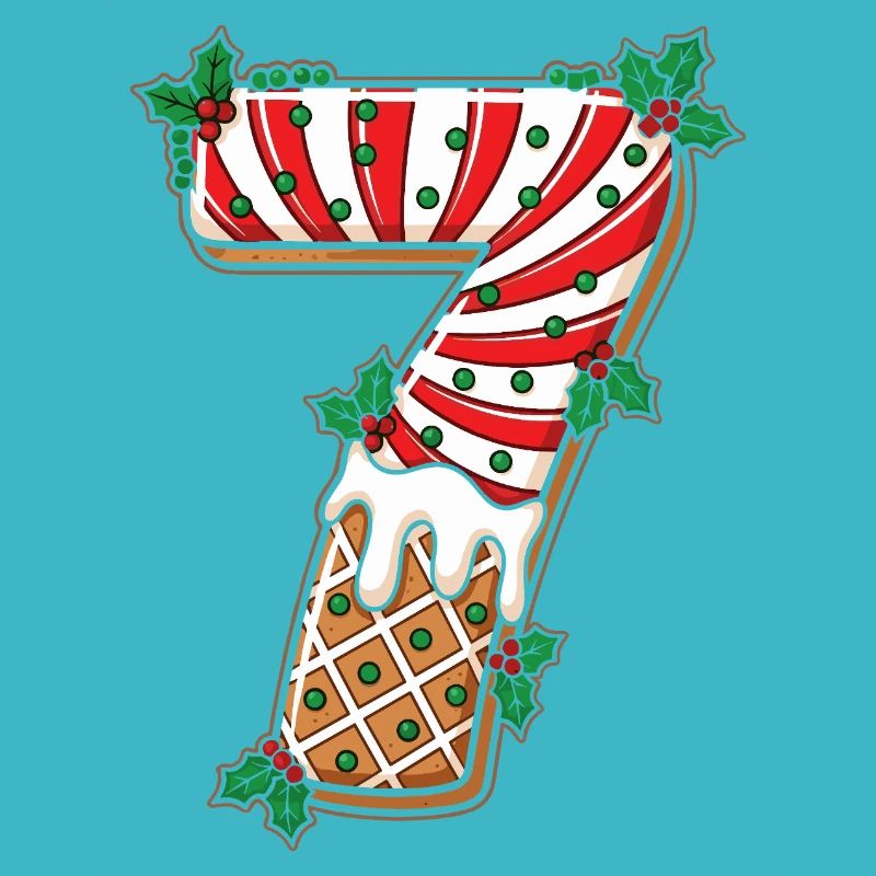 Weihnachts 7 Eisstiel Mistel