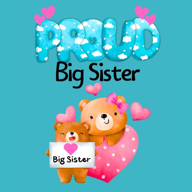 Stolze große Schwester Teddybären