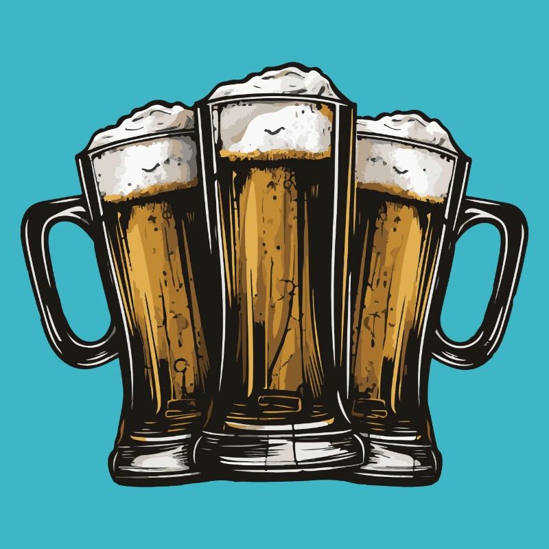 Bier Anstoßen Party