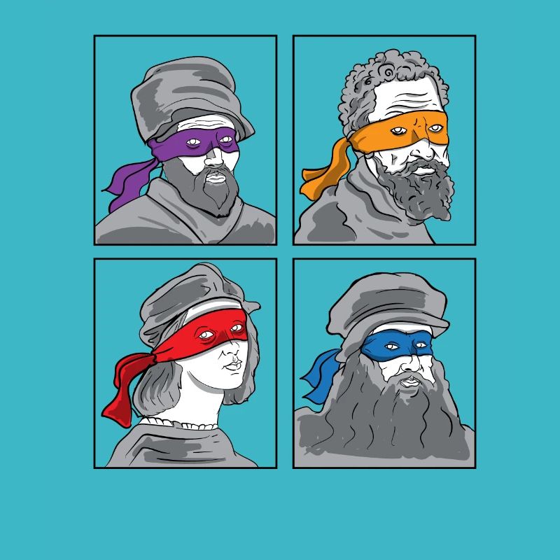 Leonardo Donatello Michelangelo Raphael Geschenk