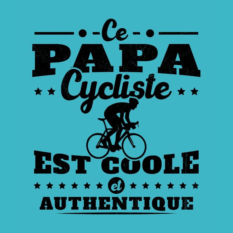 Ce papa cycliste est coole et authentique