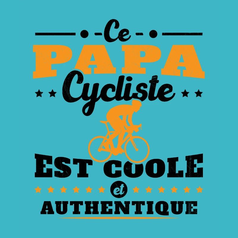 Ce papa cycliste est coole et authentique