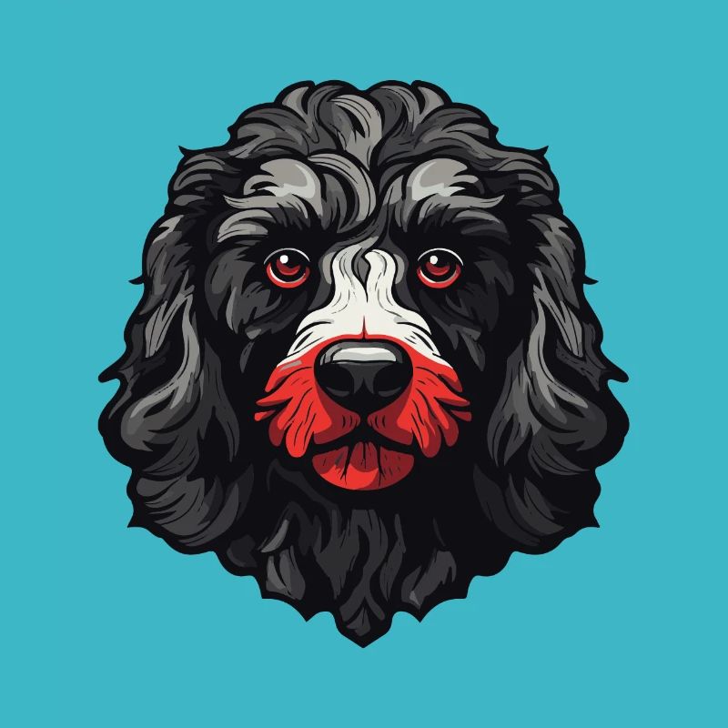 Poodle Dog Head