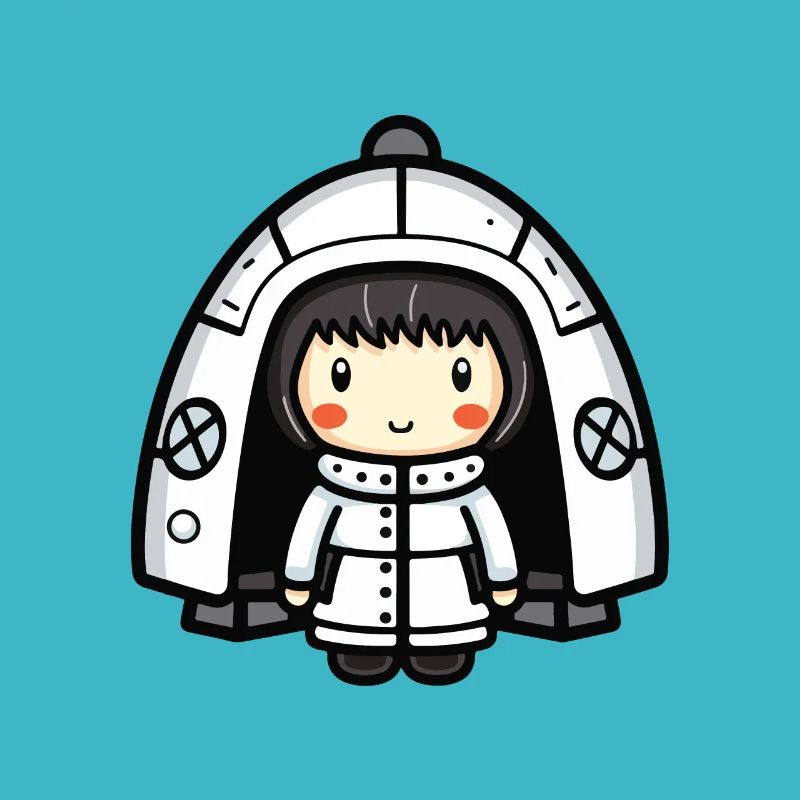 Igloo Eskimo Winter Comic