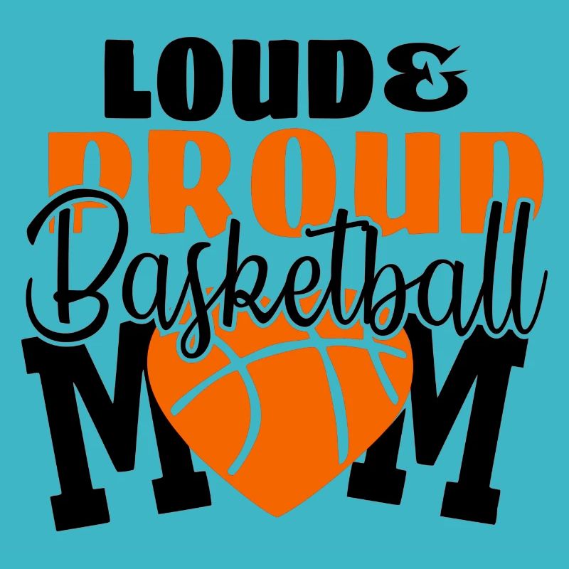 Laute und stolze Basketball-Mutter