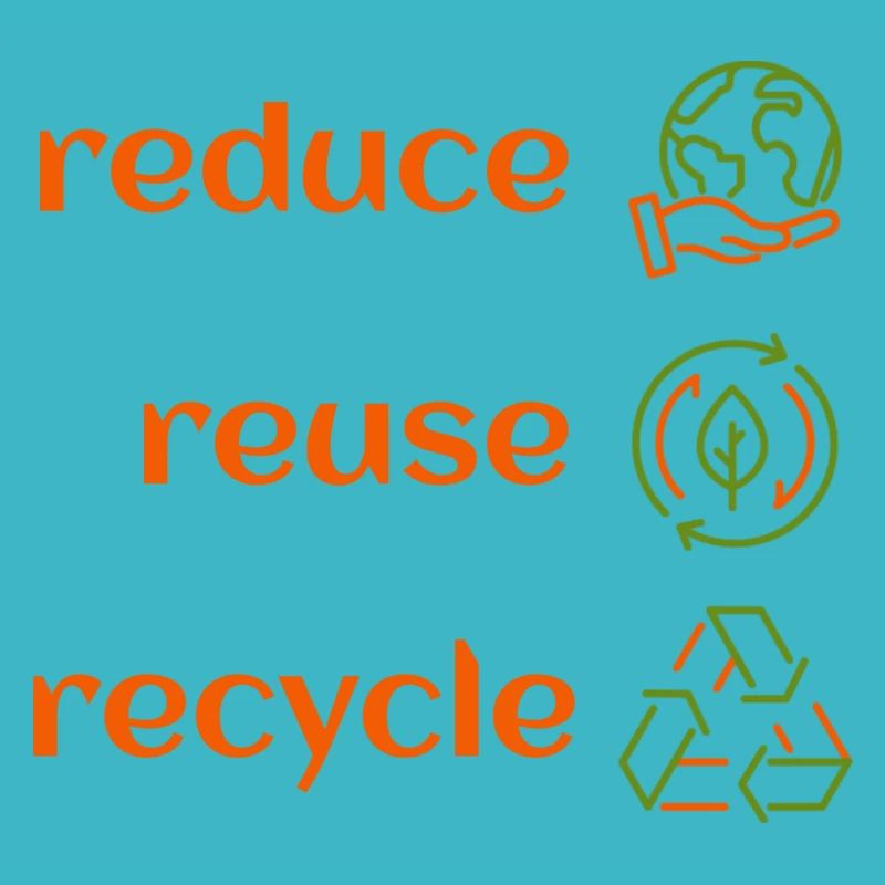 Umweltschutz - reduce, reuse, recycle