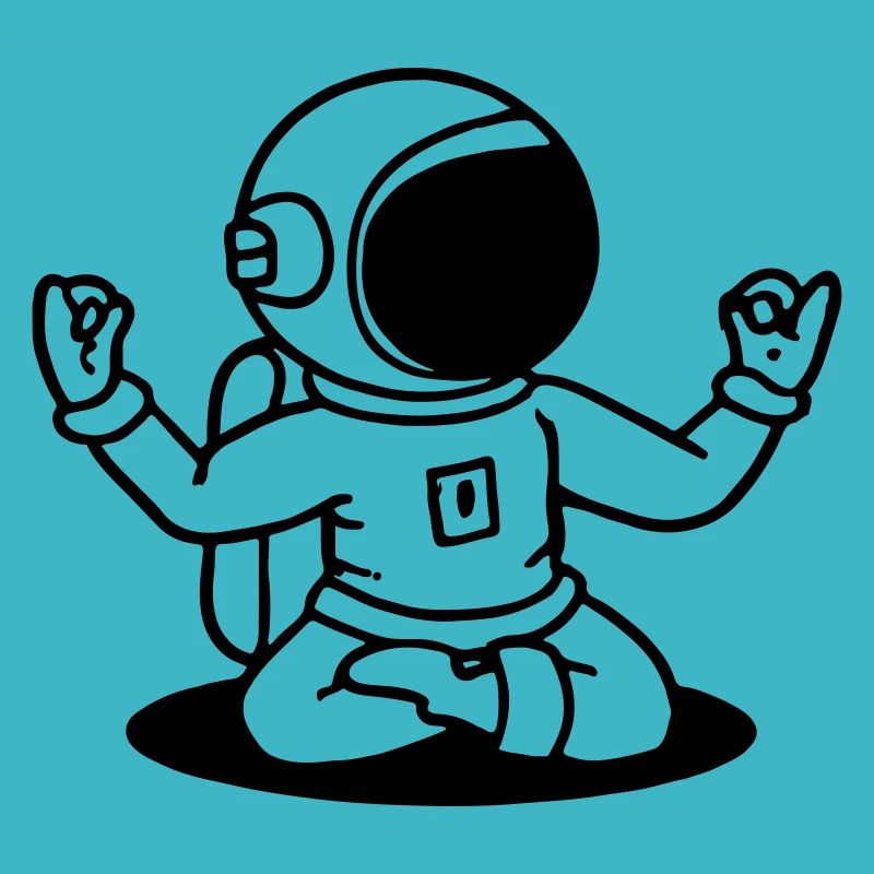 Astronaut Yoga Funny Gift Idea