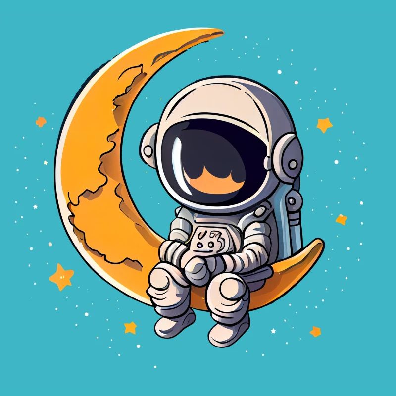 Astronaute sur la Lune