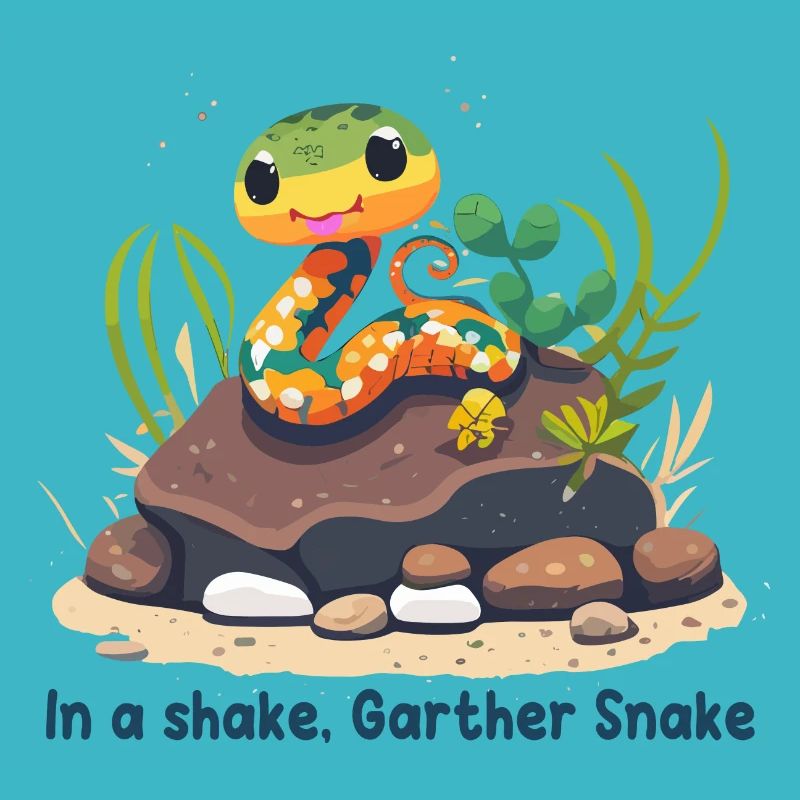 In a shake, Garther Snake