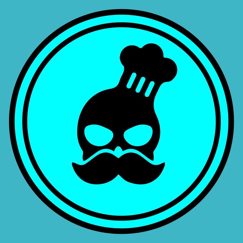 Icône du crâne de cuisinier