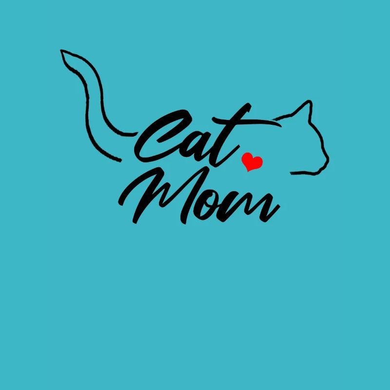 La mère chat minou chat