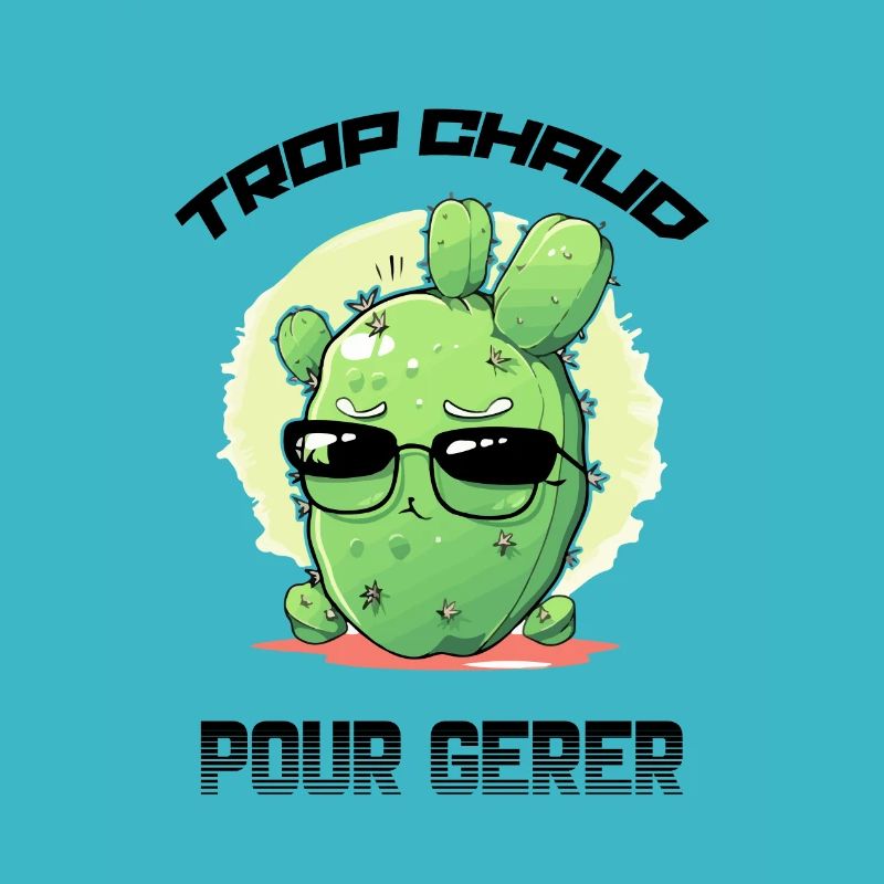 La cactus aux lunettes de soleil